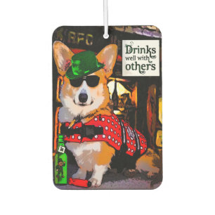 Bar Welsh Corgi Car Air Freshener