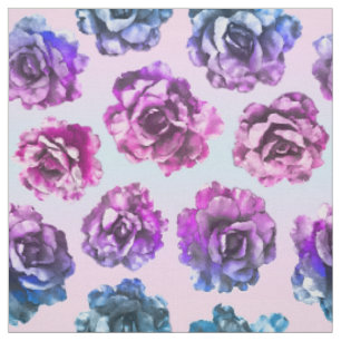 bara no seidou, bold pastel roses : fabric