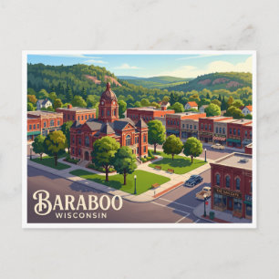 Baraboo, Wisconsin Postcard