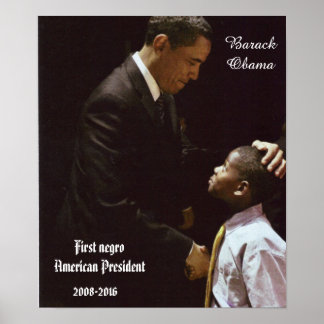 BARACK AND CHILD POSTER