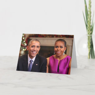 Barack and Michelle 2014 WA - Greeting Card