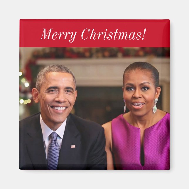 Barack and Michelle 2014WA - Magnet (Front)