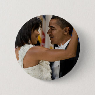Barack and Michelle Obama 6 Cm Round Badge