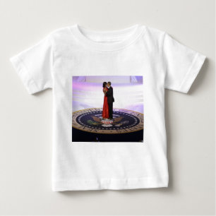 Barack and Michelle Obama Baby T-Shirt