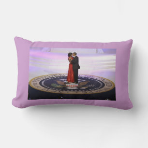 Barack and Michelle Obama Lumbar Cushion