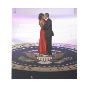 Barack and Michelle Obama Notepad
