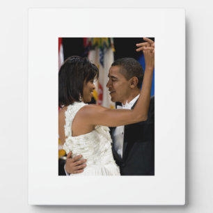 Barack and Michelle Obama Plaque