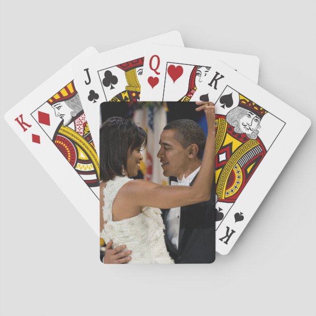 Barack and Michelle Obama Playing Cards (Back)