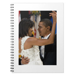 Barack and Michelle Obama Spiral Notebook