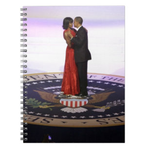 Barack and Michelle Obama Spiral Notebook