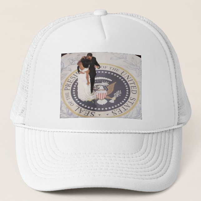 Barack and Michelle Obama Trucker Hat (Front)
