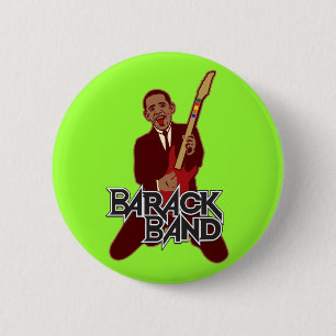 Barack Band 6 Cm Round Badge