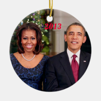 Barack & Michelle 2013 - Ornament