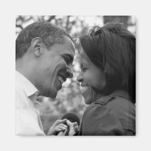 Barack & Michelle fridge magnet