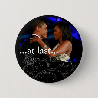 Barack & Michelle Obama 6 Cm Round Badge