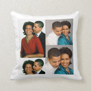 BARACK & MICHELLE OBAMA CUSHION