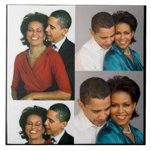 BARACK & MICHELLE OBAMA TILE