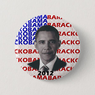Barack Obama 2012 6 Cm Round Badge
