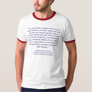 Barack Obama - 2012 DNC Acceptance Speech T-Shirt