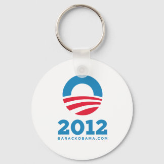 Barack Obama 2012 "O" (White) Key Ring