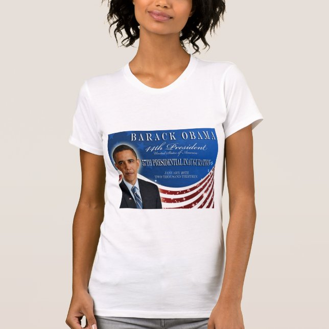 Barack Obama 2013 Inauguration Tee Shirt (Front)