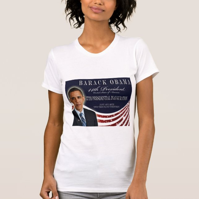 Barack Obama 2013 Inauguration Tee Shirt (Front)