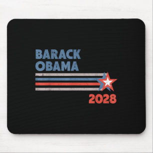 Barack Obama 2028 For President Patriotic Campaign Mouse Pad