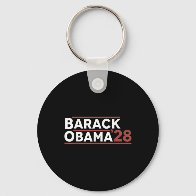 Barack Obama 2028  Key Ring (Front)