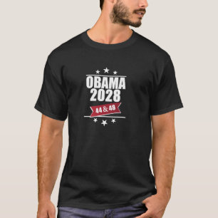 Barack Obama 2028 President American Flag Pro Obam T-Shirt