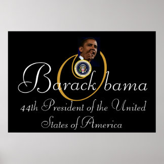 Barack Obama 44th President 52"x35" Commemorative Poster