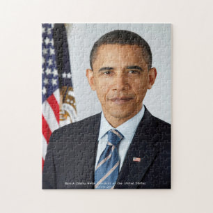 Barack Obama 44th President of the United States Jigsaw Puzzle
