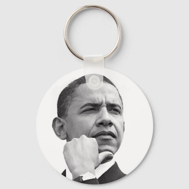 BARACK OBAMA, 44TH PRESIDENT OF THE UNITED STATES KEY RING (Front)