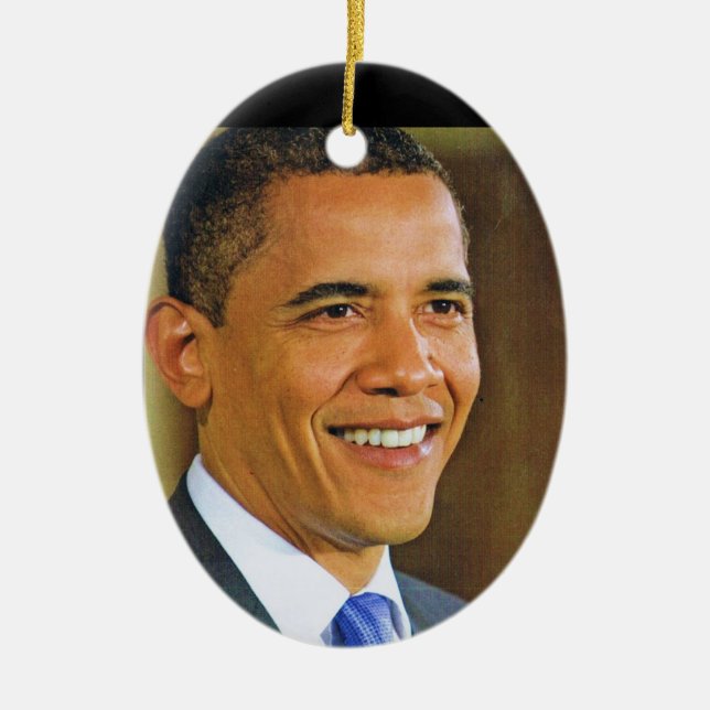 BARACK OBAMA,44TH U.S.A. PRESIDENT ornament (Front)