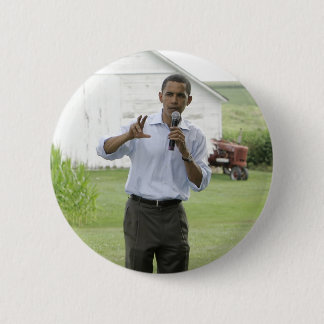 Barack Obama 6 Cm Round Badge
