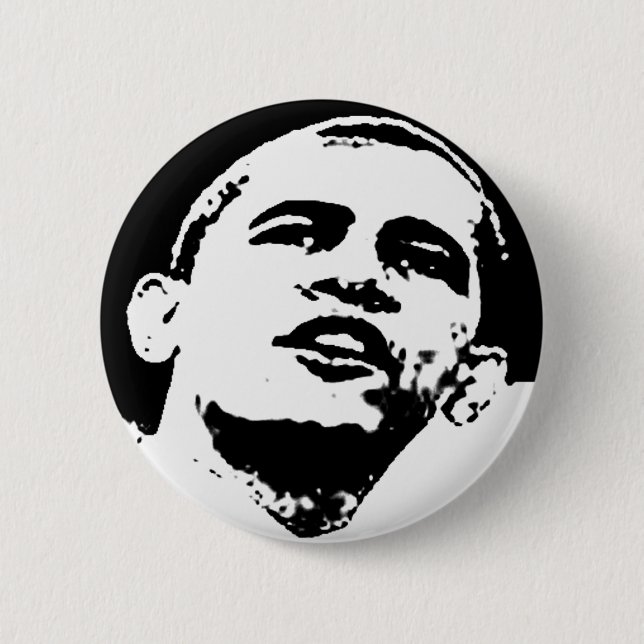 Barack Obama 6 Cm Round Badge (Front)