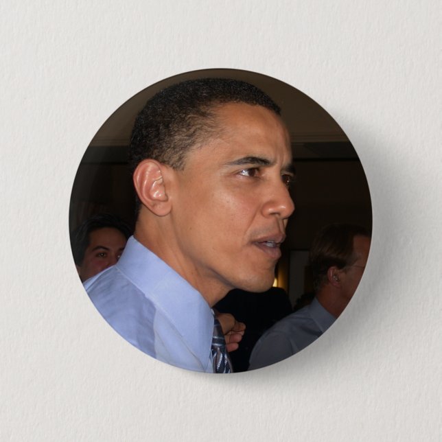 Barack Obama 6 Cm Round Badge (Front)