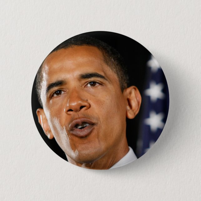 Barack Obama 6 Cm Round Badge (Front)