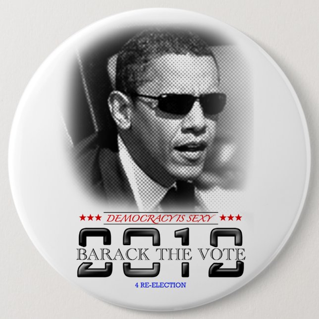 Barack Obama 6 Cm Round Badge (Front)