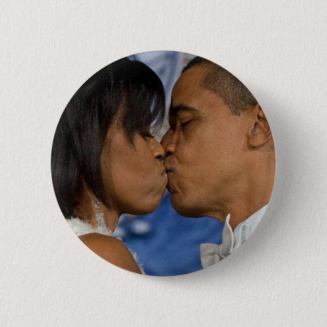 Barack Obama 6 Cm Round Badge (Front)