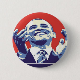 Barack Obama 6 Cm Round Badge