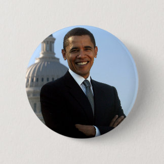 Barack Obama 6 Cm Round Badge