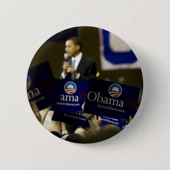 Barack Obama 6 Cm Round Badge (Front)