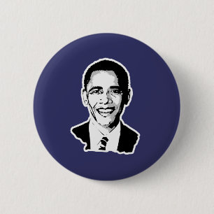 Barack Obama 6 Cm Round Badge