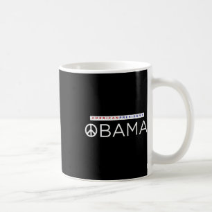 Barack Obama American President Peace Sign  Coffee Mug