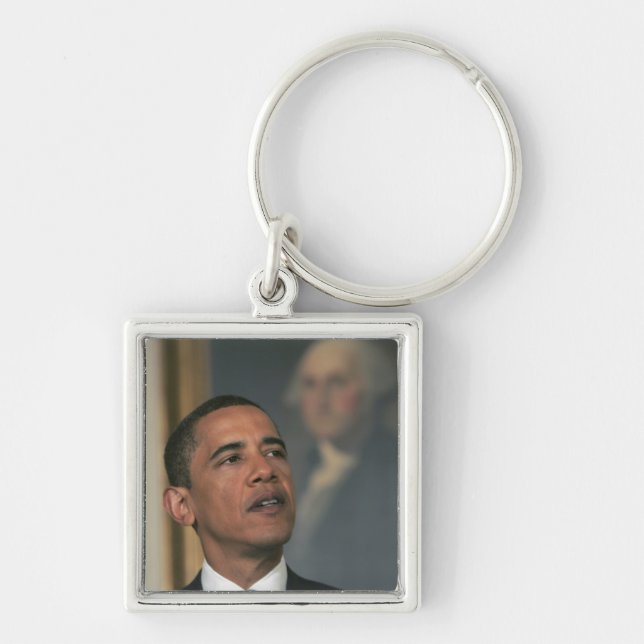 Barack Obama announce his intent to nominate Key Ring (Front)