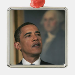 Barack Obama announce his intent to nominate Metal Tree Decoration