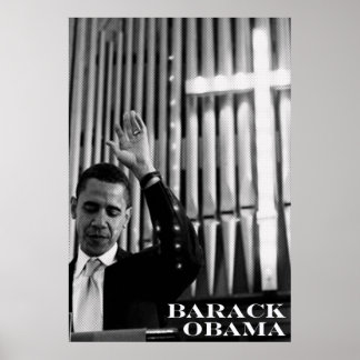 Barack Obama B&W Poster