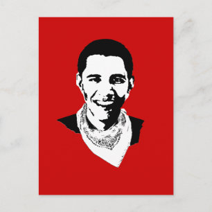 Barack Obama Bandanna Postcard