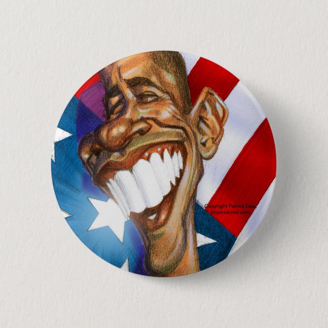 Barack Obama button (Front)