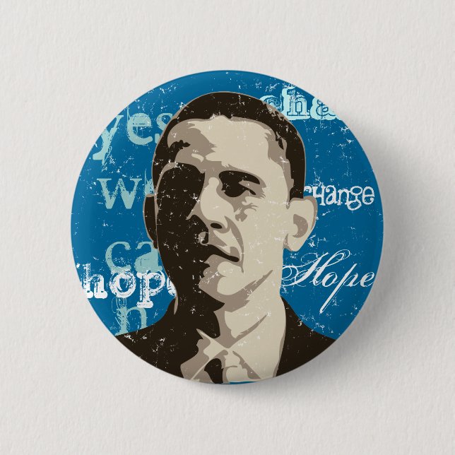 Barack Obama Campaign Button (Front)